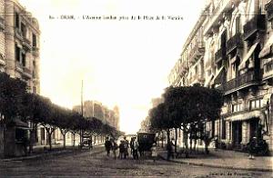 Oran - Avenue Loubet prise de la Place des Victoires